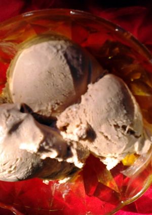A picture of Ladybirds Homemade Chocolate IceCream ..