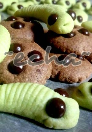 Foto resep CochoChip & Caterpillar Cookies