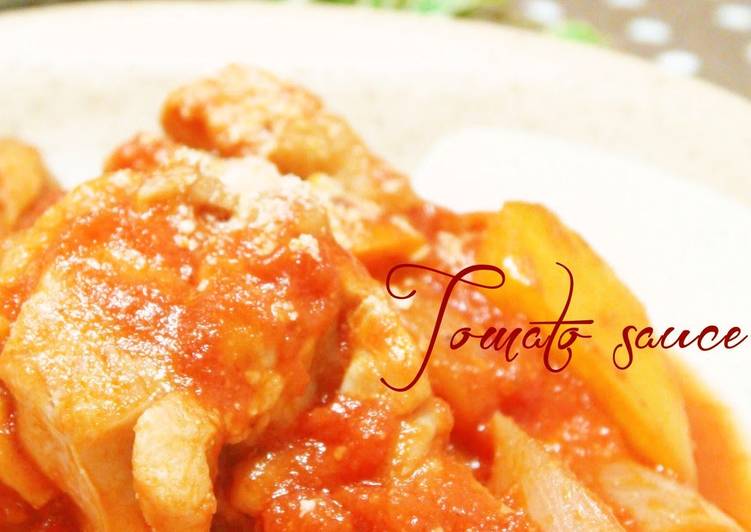 Recipe of Any-night-of-the-week Chicken Stewed in Tomato Sauce