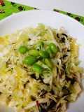 Endless Salad with Salted Kombu, Cabbage, and Edamame