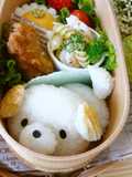 Bento with Tail-Wagging Puppy