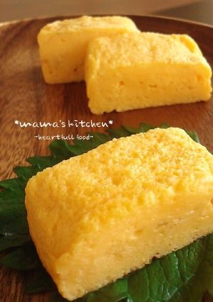 A picture of Soft Tamagoyaki for Bento.