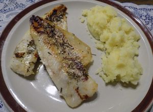 Una foto de Filet de abadejo al horno con estragón