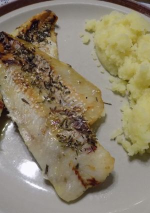 Una foto de Filet de abadejo al horno con estragón