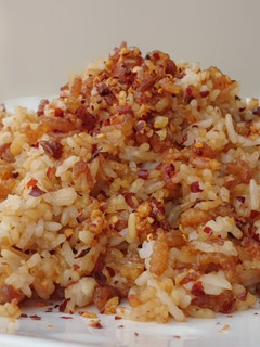 A picture of Fried Rice With Dried Shrimp In 5 Minutes.