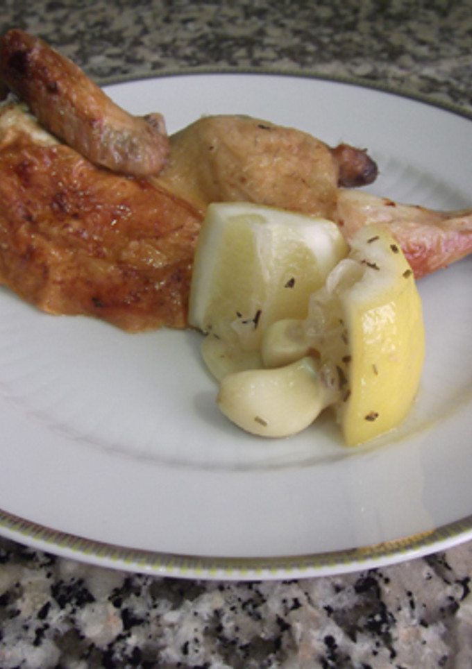 Una foto de Picantón al horno