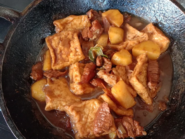 Langkah Mudah untuk Menyiapkan Resep Semur Daging Tahu dan Kentang yang Uenak Anti Ribet, Bisa Manjain Lidah