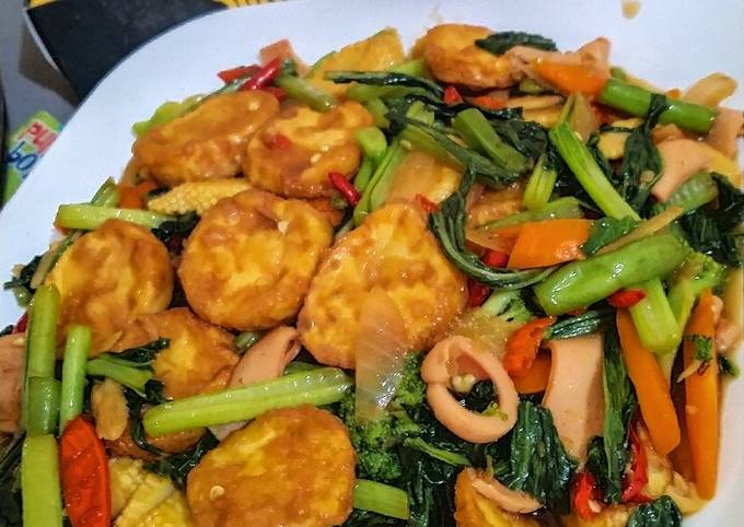 Resep Capcay Tofu Pedas Oleh Isti Haryanti Cookpad