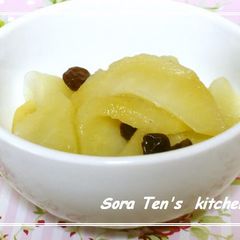 Quick Microwaved "Simmered" Apples A picture of Quick Microwaved "Simmered" Apples.