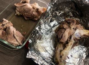 Una foto de Pernil de cerdo al horno