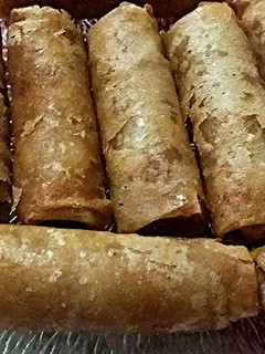 A picture of Lumpiang Shanghai (Pork Spring Rolls).