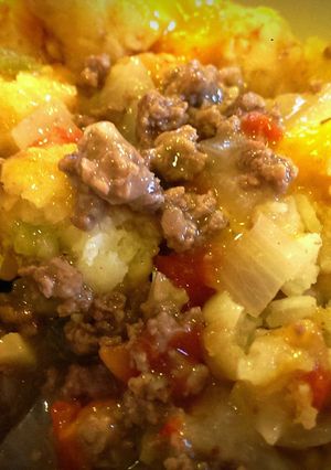 A picture of Crock pot Tater Tot Casserole.