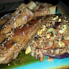 A picture of Super Tender No Crockpot Sweet & Sour Ribs.