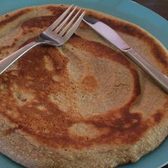 A picture of Buckwheat pancake x banana.