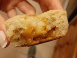 Muffins de Banana y avena con corazón de Dulce de Leche