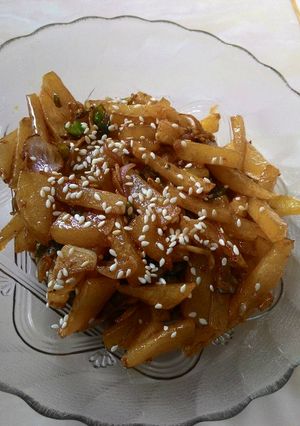 Foto resep Kentang Teri Pedes Manis