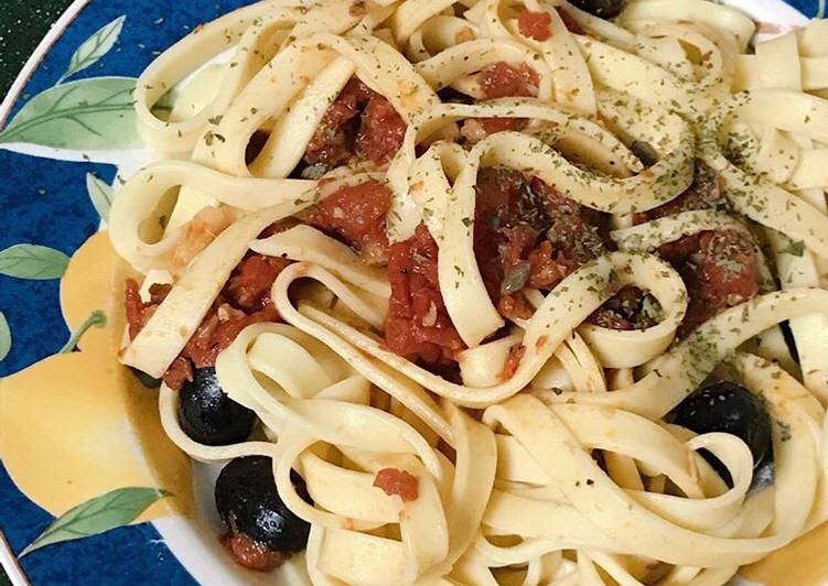Recipe of Any-night-of-the-week Pasta Puttanesca