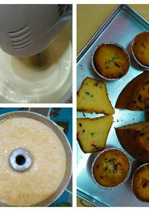 Foto resep Bolu kismis toping keju