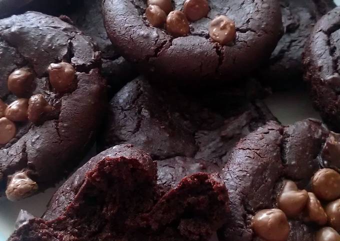 Simple Way to Prepare Homemade Vickys Flourless Black Bean Brownies, GF DF EF SF NF