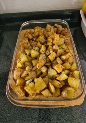 Una foto de Papas Rústicas al horno