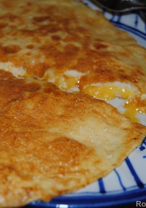 A picture of My cheesey  omelette.