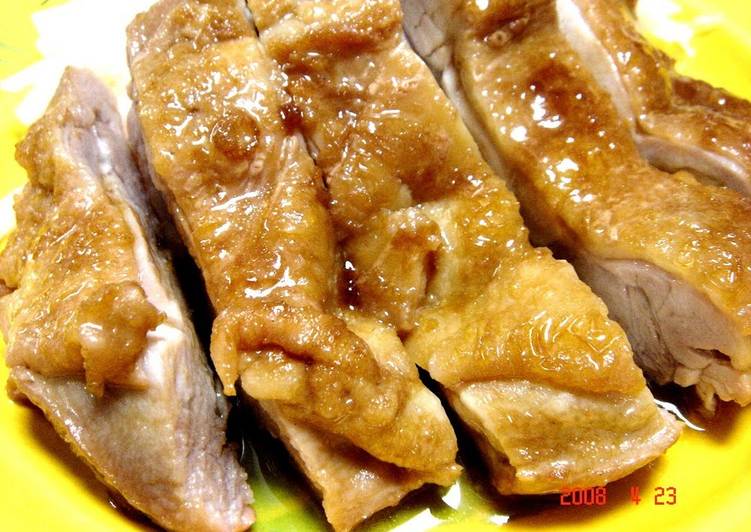 Recipe of Speedy Chicken Cooked in Garlic, Butter, and Soy Sauce