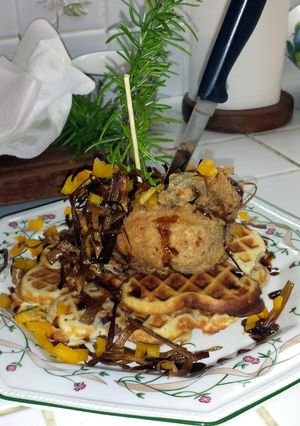 A picture of Sage Fried Chicken And Waffles.