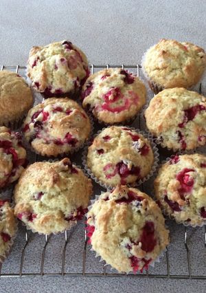 A picture of Cranberry Orange Muffins.