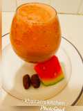 Watermelon and date juice