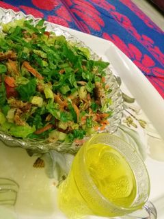 صورة لوصفة سلطه سمك