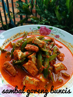 Foto resep Sambal goreng buncis pedas