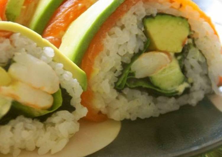 Simple Way to Make Super Quick Homemade California Rolls (perfect for guests)