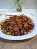 Sambal tempe Cendawan Enoki