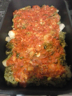 Una foto de Brocoli con sofrito de miga