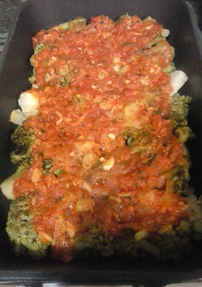 Una foto de Brocoli con sofrito de miga