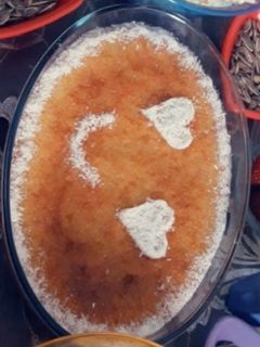 صورة لوصفة صينية بسبوسة 🧡