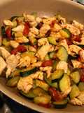 Pollo con verdure