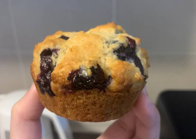 Steps to Make Award-winning Blueberry Muffins