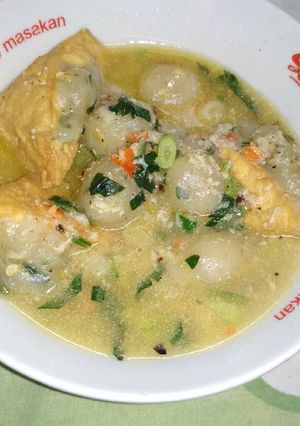 Foto resep Cilok + tahu kuah bakso