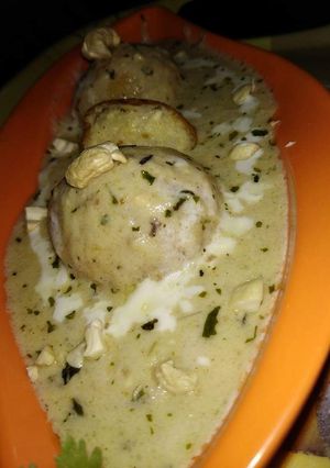 A picture of Malai kofta.