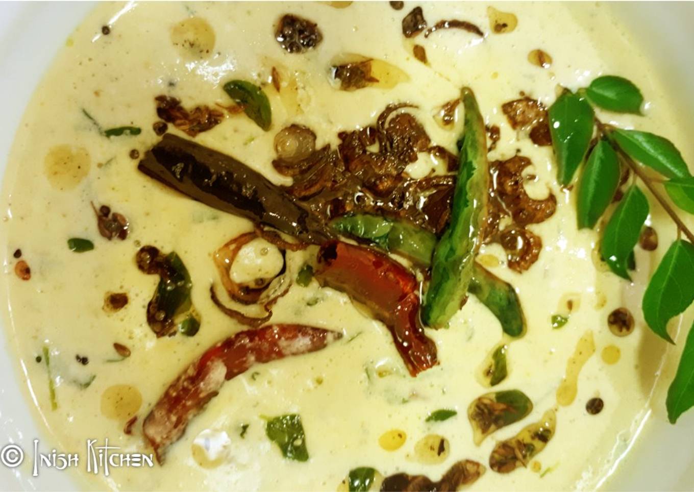 Moringa leaves in Yogurt gravy