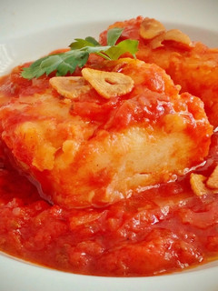Una foto de Bacalao al ajoarriero