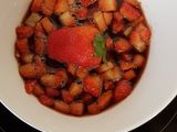 Fresas con sirope de arce "Maple syrup"