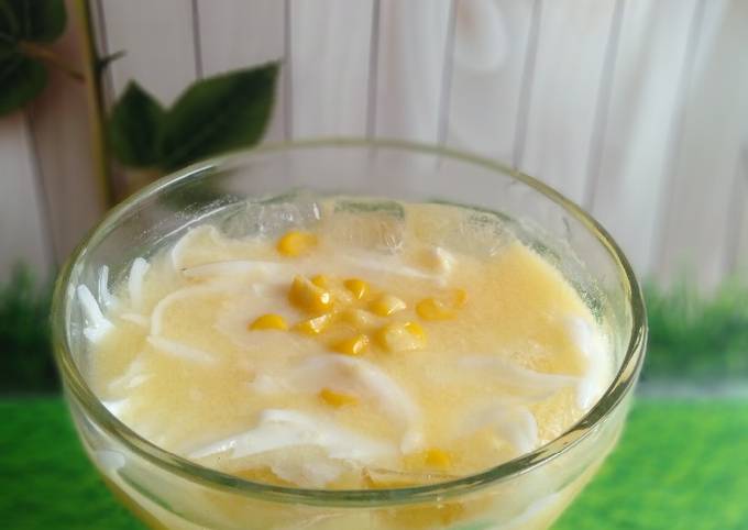 Resep Es Jagung Kelapa Muda Kw Oleh Yuyun Yun Cookpad