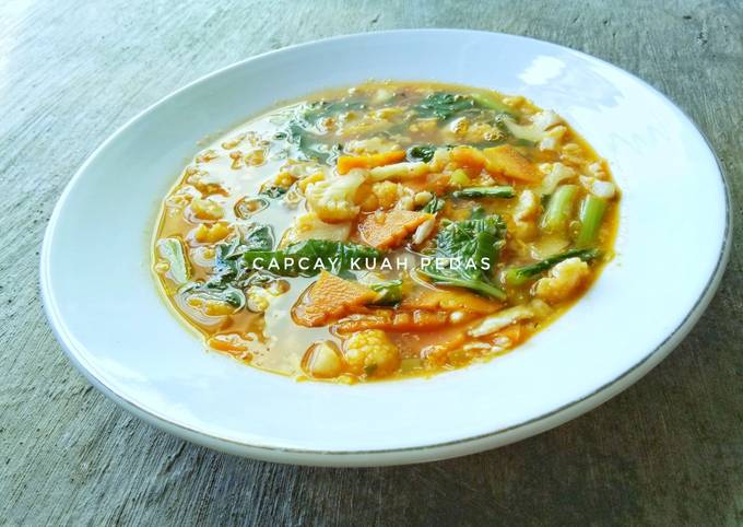 Resep Cap Cay Kuah Pedas Oleh Adelianda Auliani Cookpad