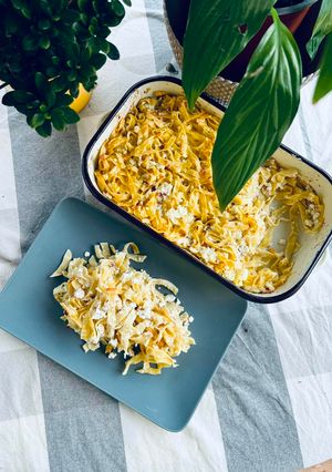 Túrós csusza recept fotója