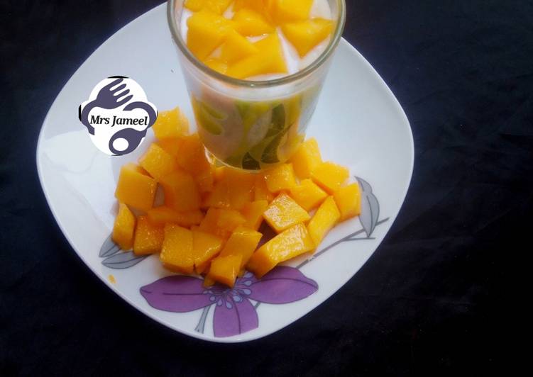 How to Make Tasty Mango nd yogurt This is Secret Recipe  From Best My Grandma's Recipe !!