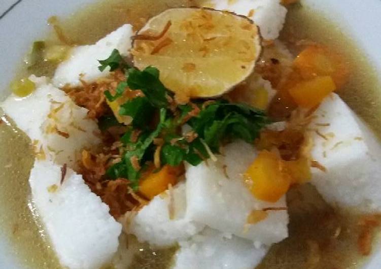 Soto banjar modifikasi bahan seadanya