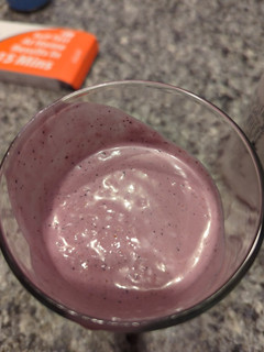 A picture of Salted Blueberries Smoothie.