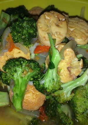 Foto resep Cah Brokoli Tofu